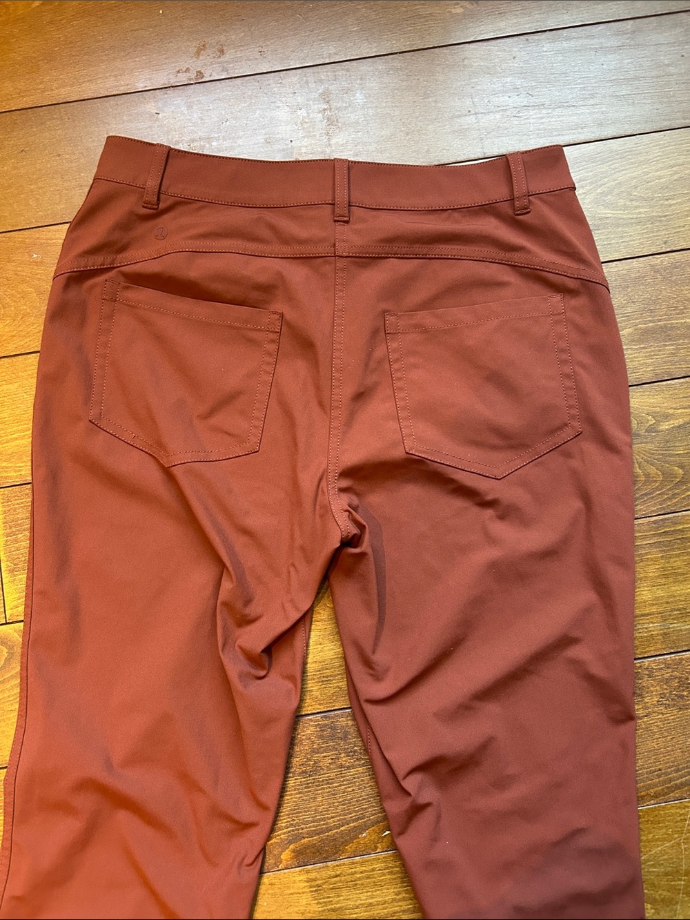 Lululemon Slim Straight Chinos in Burgundy - Picture 2 of 2